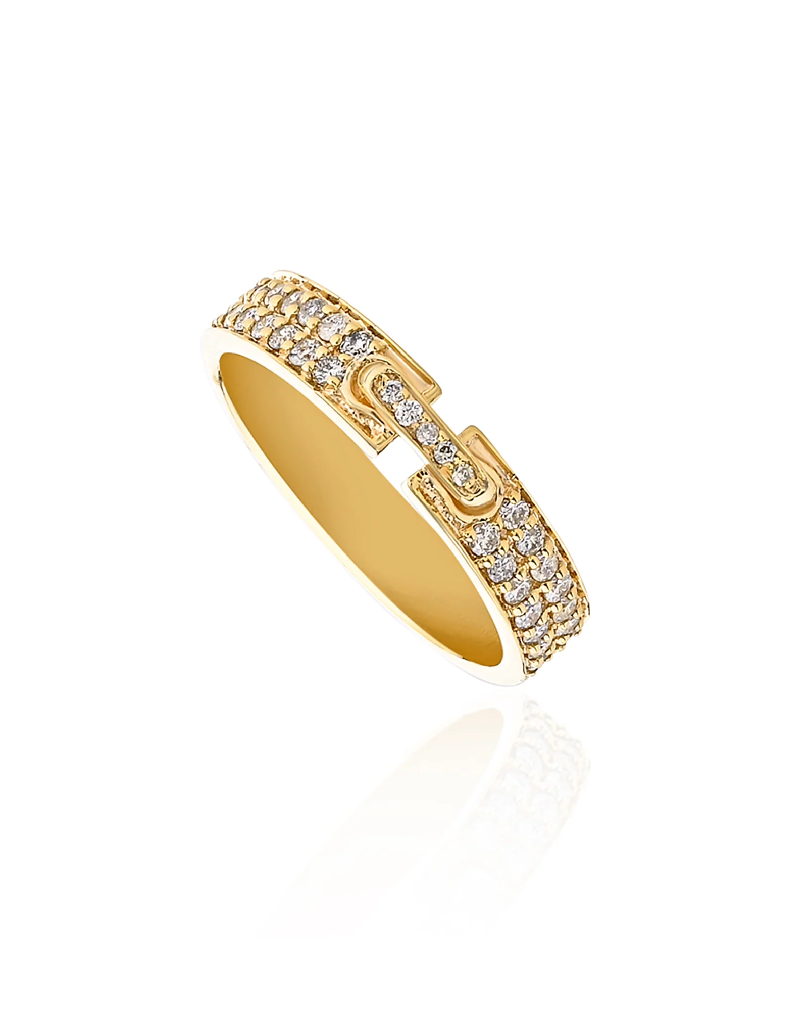 La DiaMantés | The Divine Link Diamond Ring